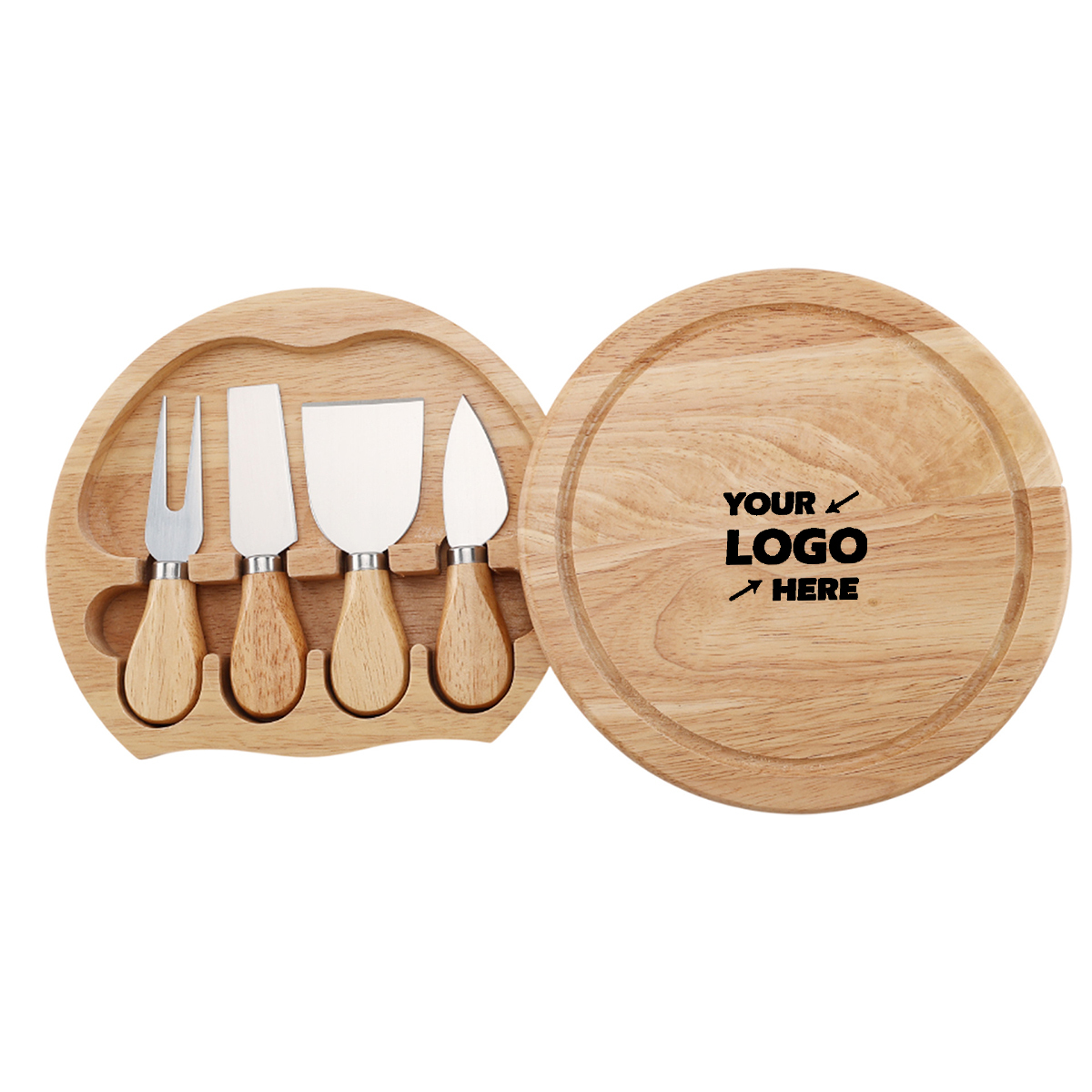 Wood Cheese Board Set