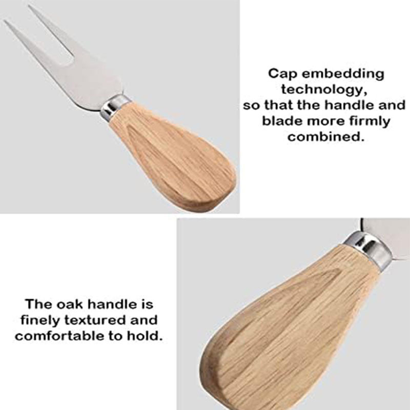 Wood Cheese Board Set