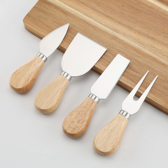 Wood Cheese Board Set