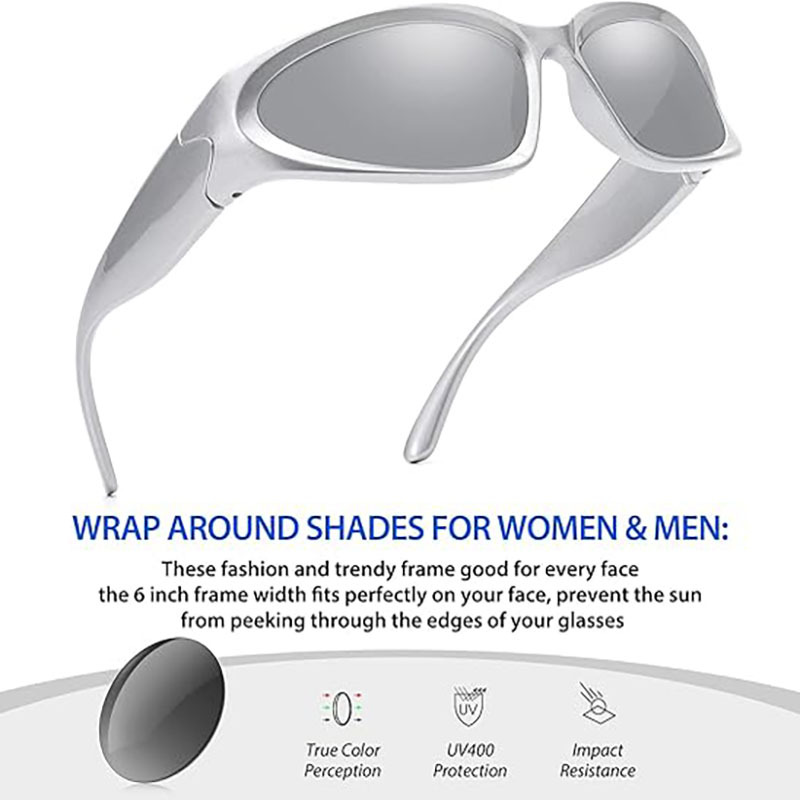 Wrap Around Street Fashion Sunglasses