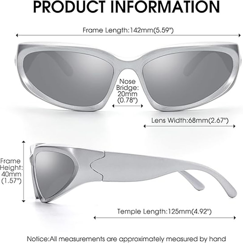Wrap Around Street Fashion Sunglasses