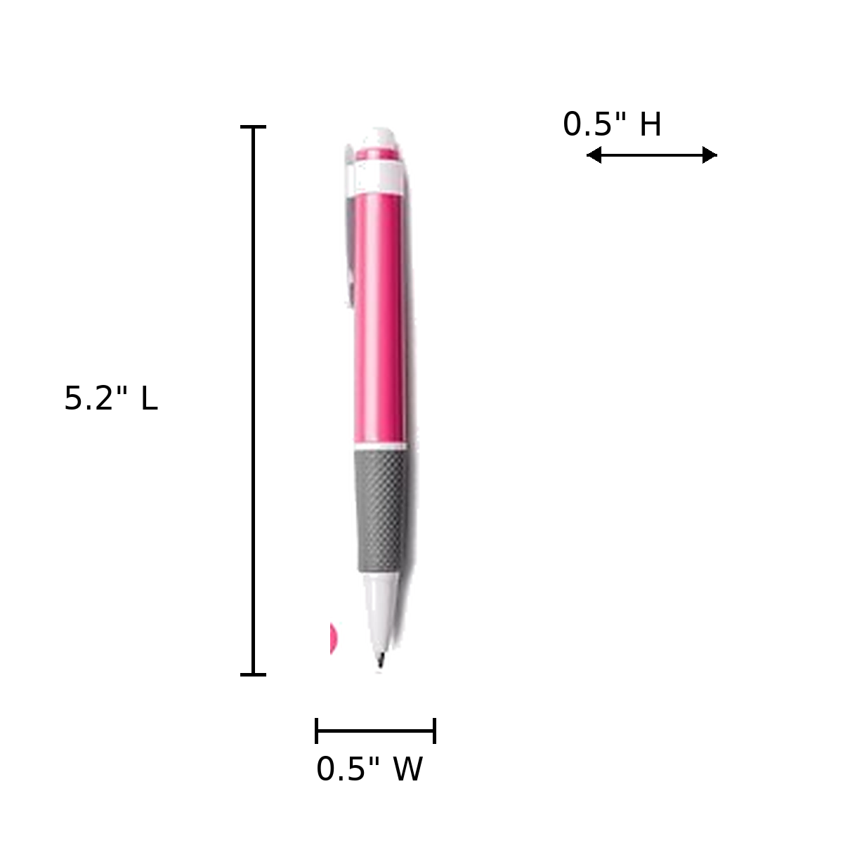 0.5mm Quick-Dry Retractable Ballpoint Pen