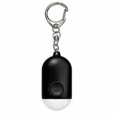 130 dB Personal Safety Alarm Keychain with Flashing Light