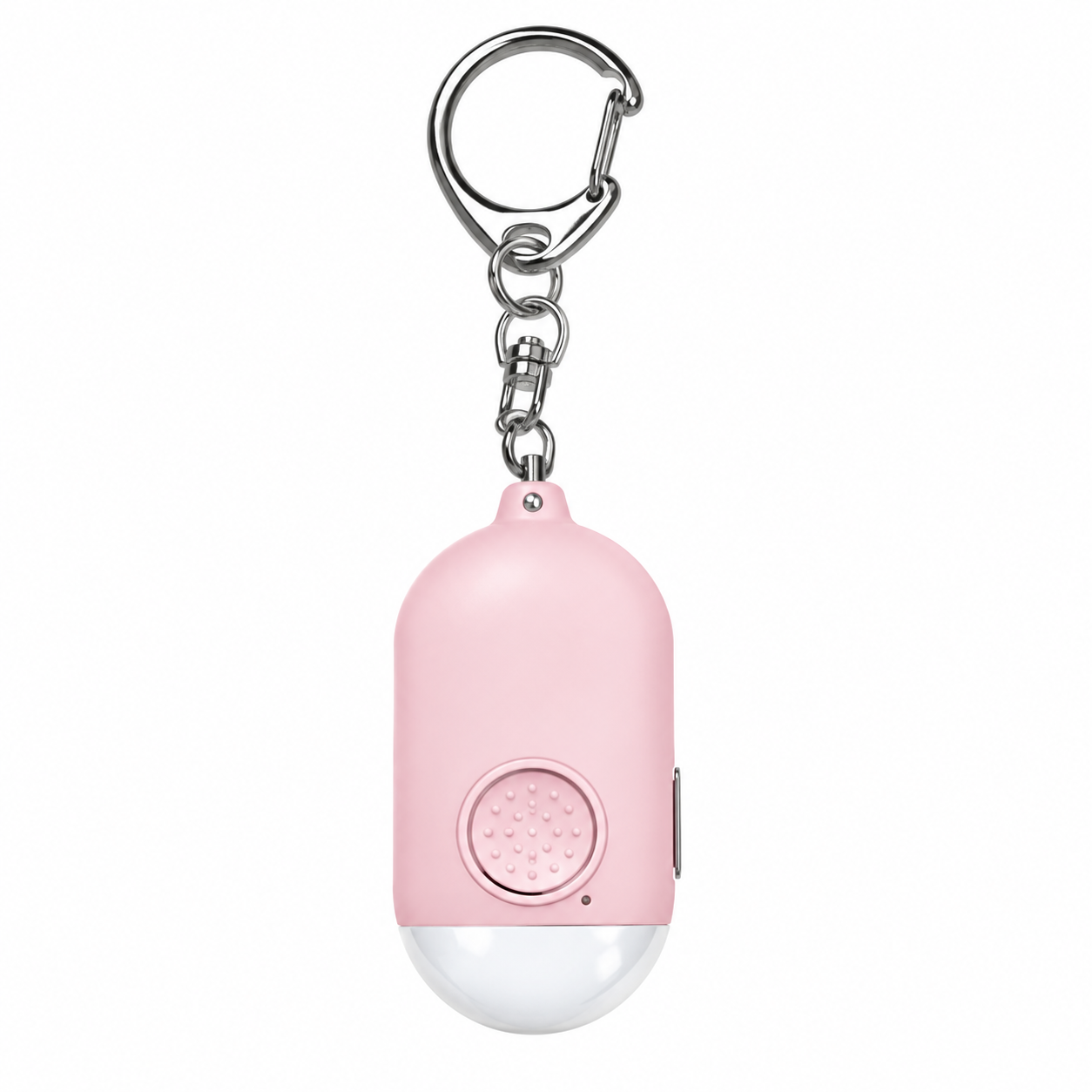 130 dB Personal Safety Alarm Keychain with Flashing Light
