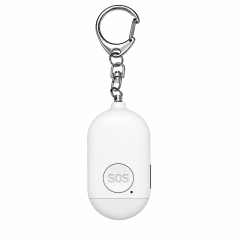 130 dB Personal Safety Alarm Keychain with Flashing Light