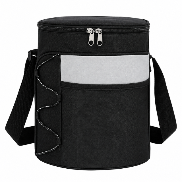 14-Can Collapsible Barrel Cooler With Shoulder Strap