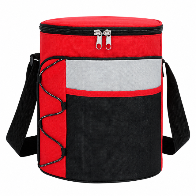14-Can Collapsible Barrel Cooler With Shoulder Strap
