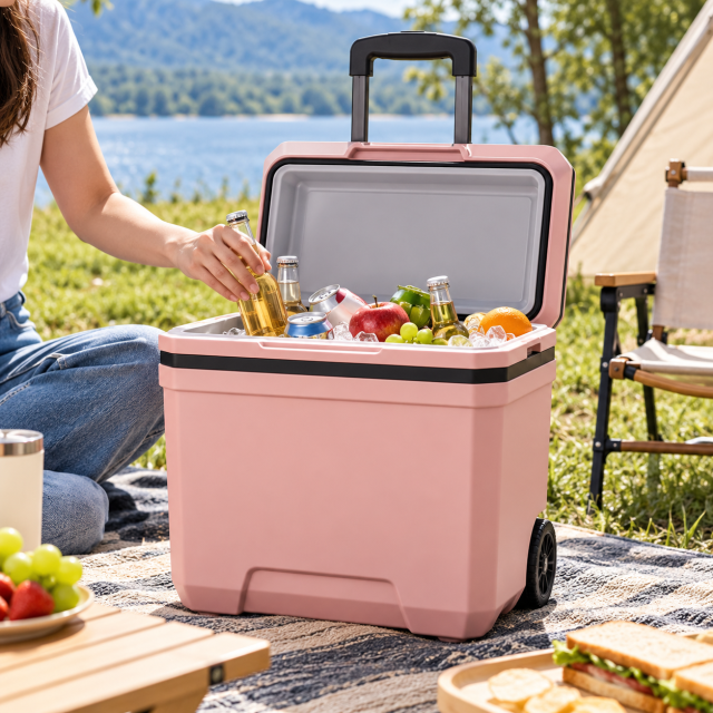 18L Portable Insulated Outdoor Cooler With Handle