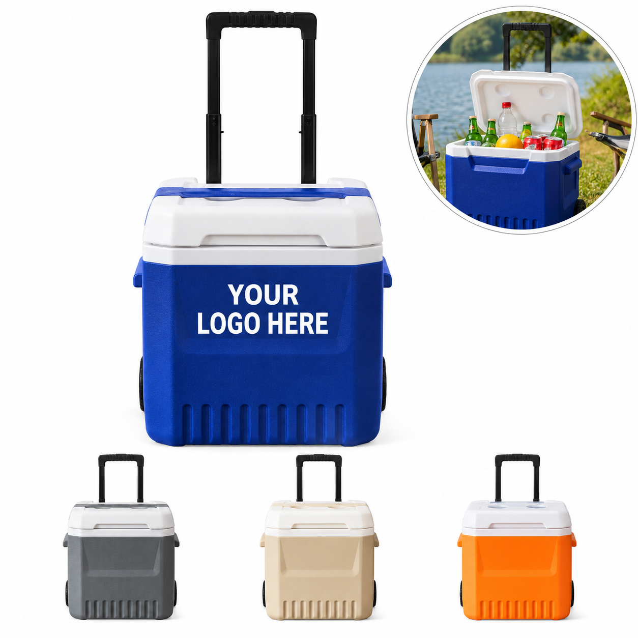 18L Wheeled Insulated Travel Cooler