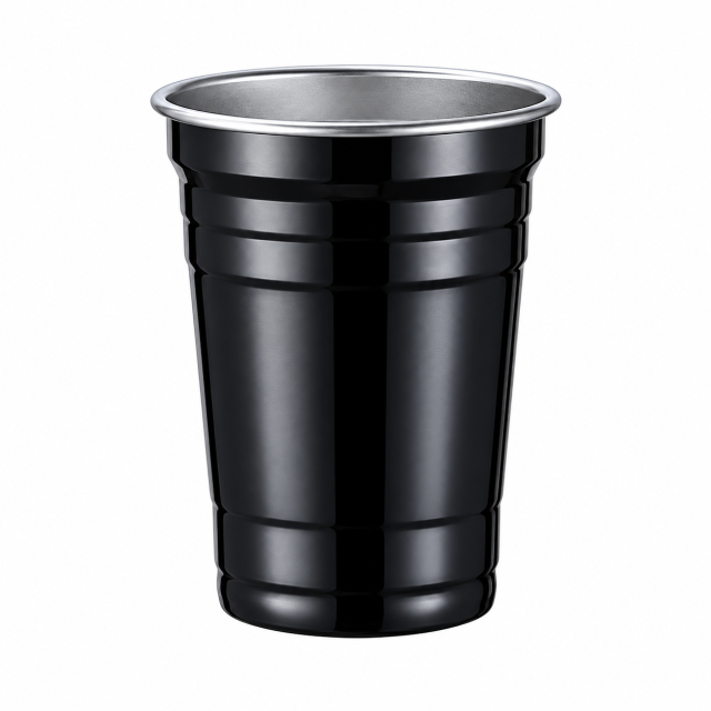 550 ml Stainless Steel Conical Tumbler With Lid And Straw