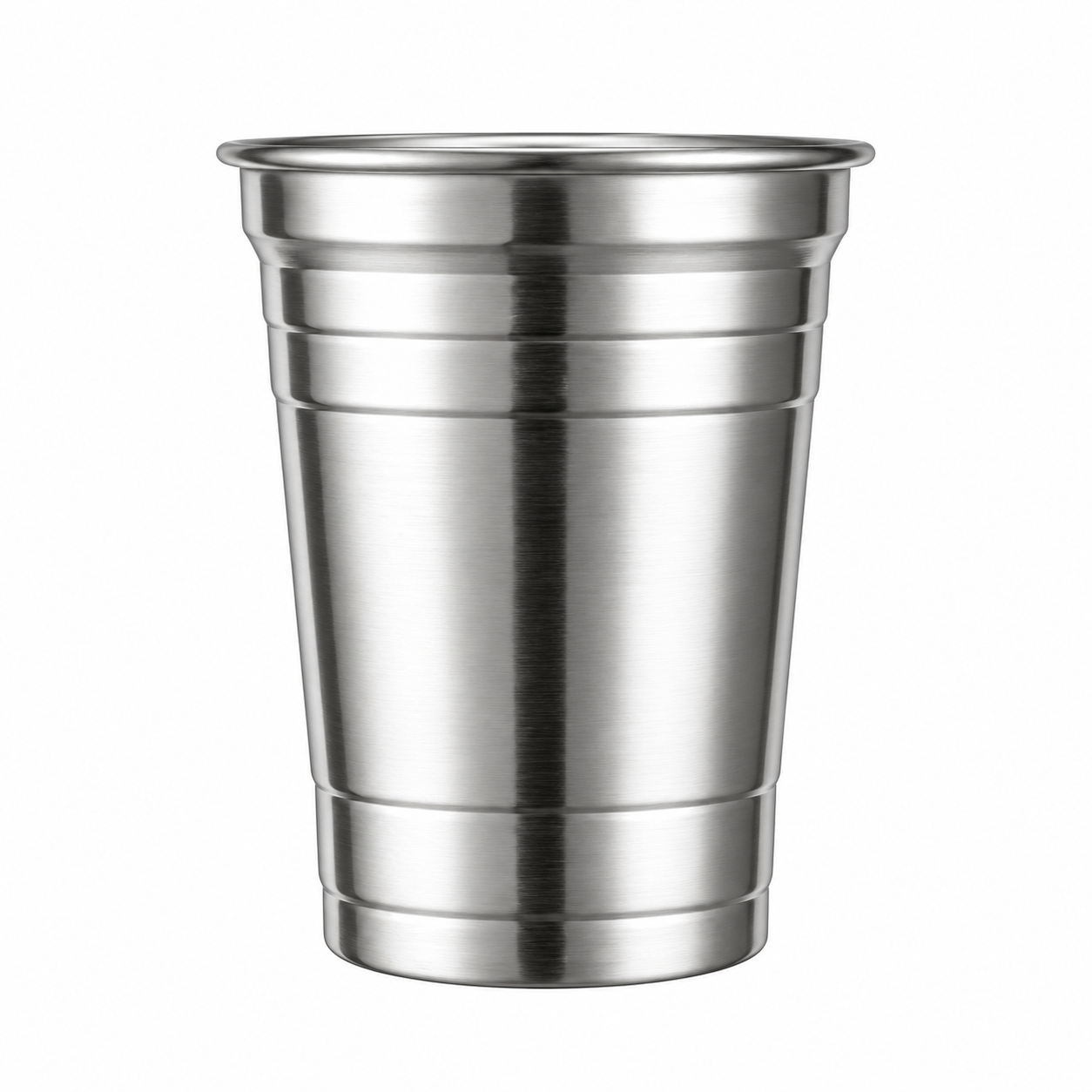 550 ml Stainless Steel Conical Tumbler With Lid And Straw