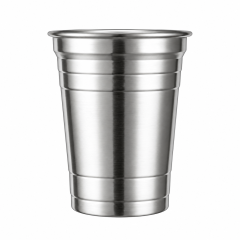 550 ml Stainless Steel Conical Tumbler With Lid And Straw