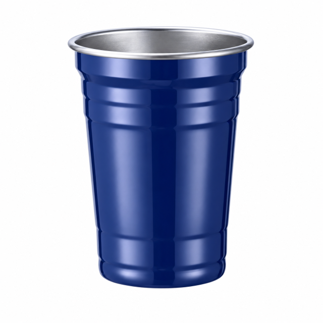 550 ml Stainless Steel Conical Tumbler With Lid And Straw