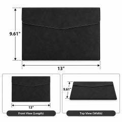 A4 PU Leather Magnetic Flap Document Portfolio