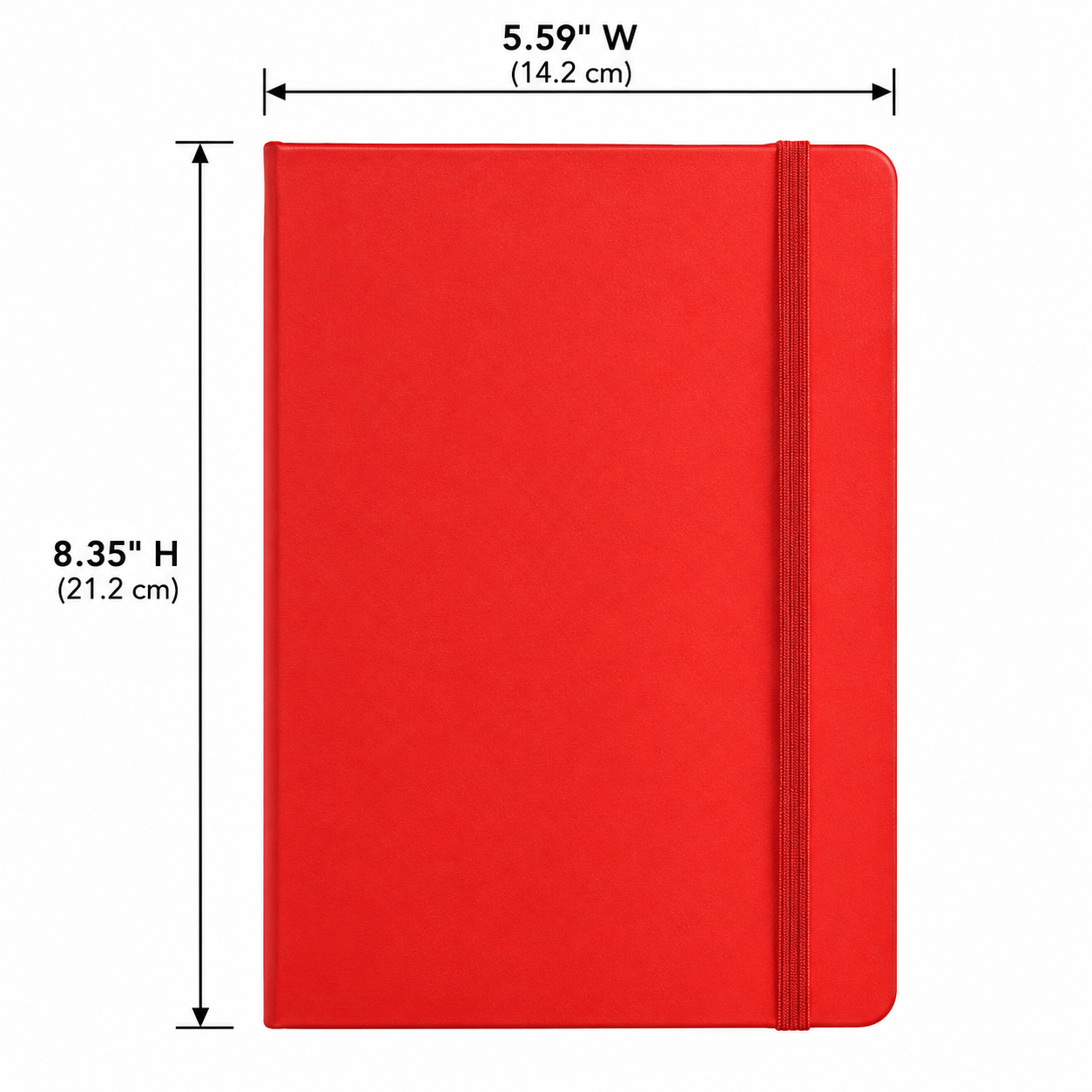 A5 Soft-Touch PU Lined Journal Notebook