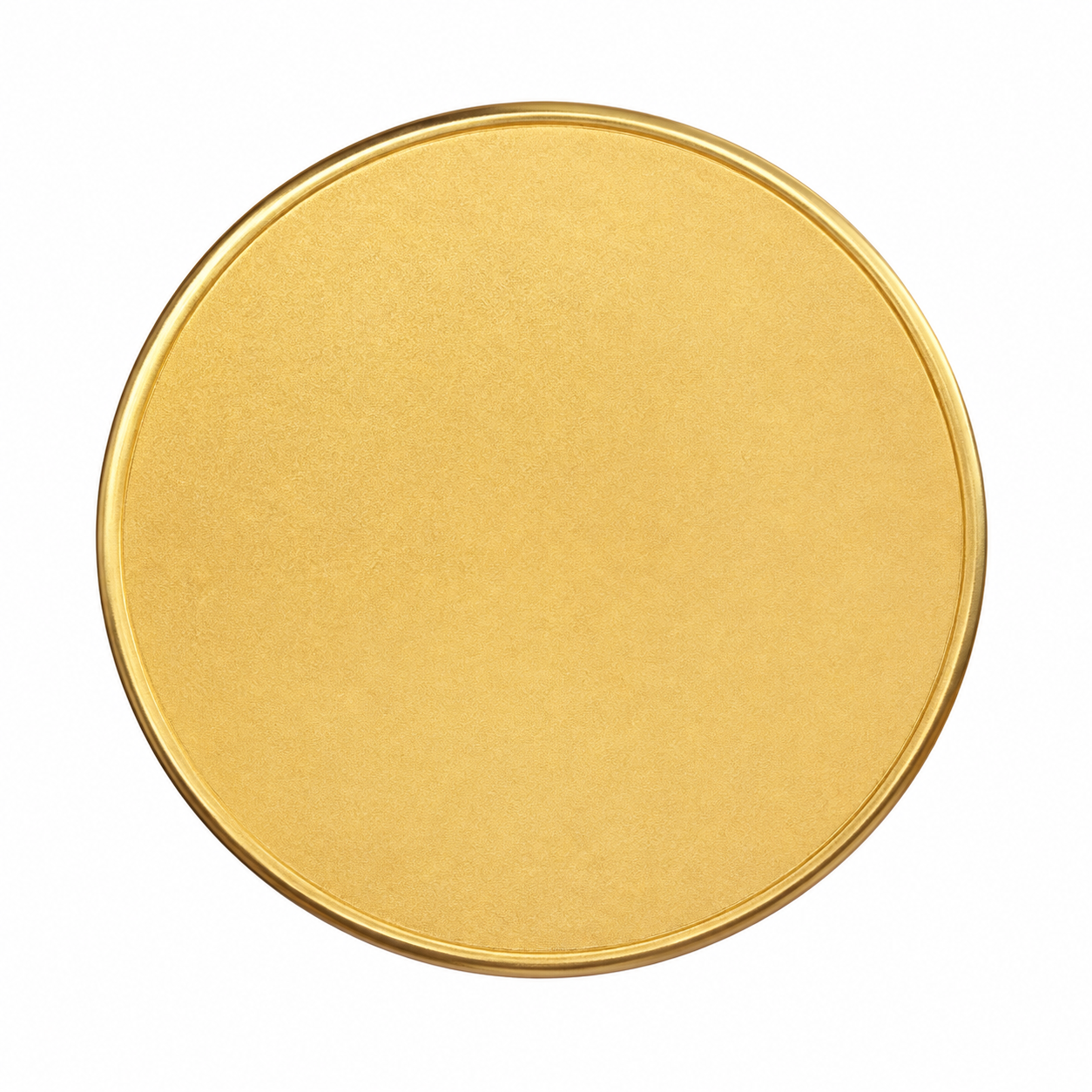 Blank Solid Iron Engraving Coin Tag