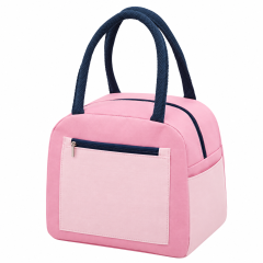 Color Block Insulated Lunch Bag