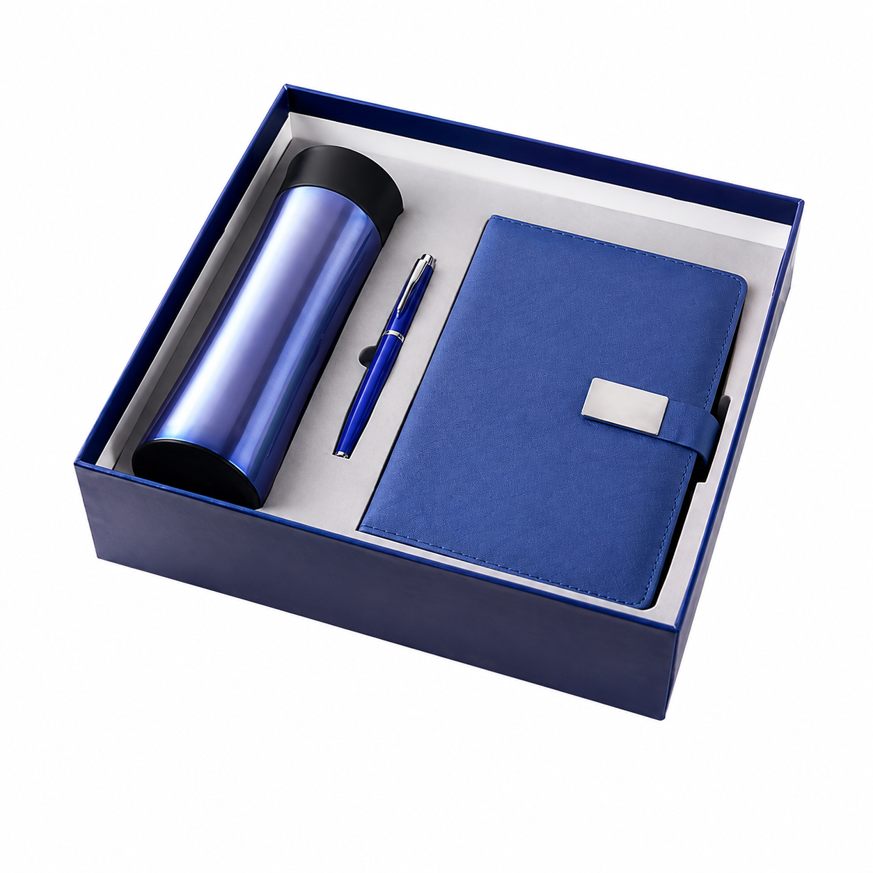 Corporate Office Gift Set with Insulated Bottle, Notebook & Pen