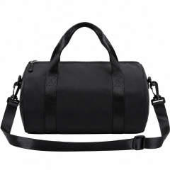 Cylindrical Sports Duffel Bag with Detachable Shoulder Strap