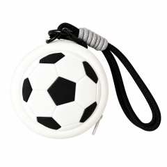Double-Sided Silicone Ball Coin Purse with Wrist Strap