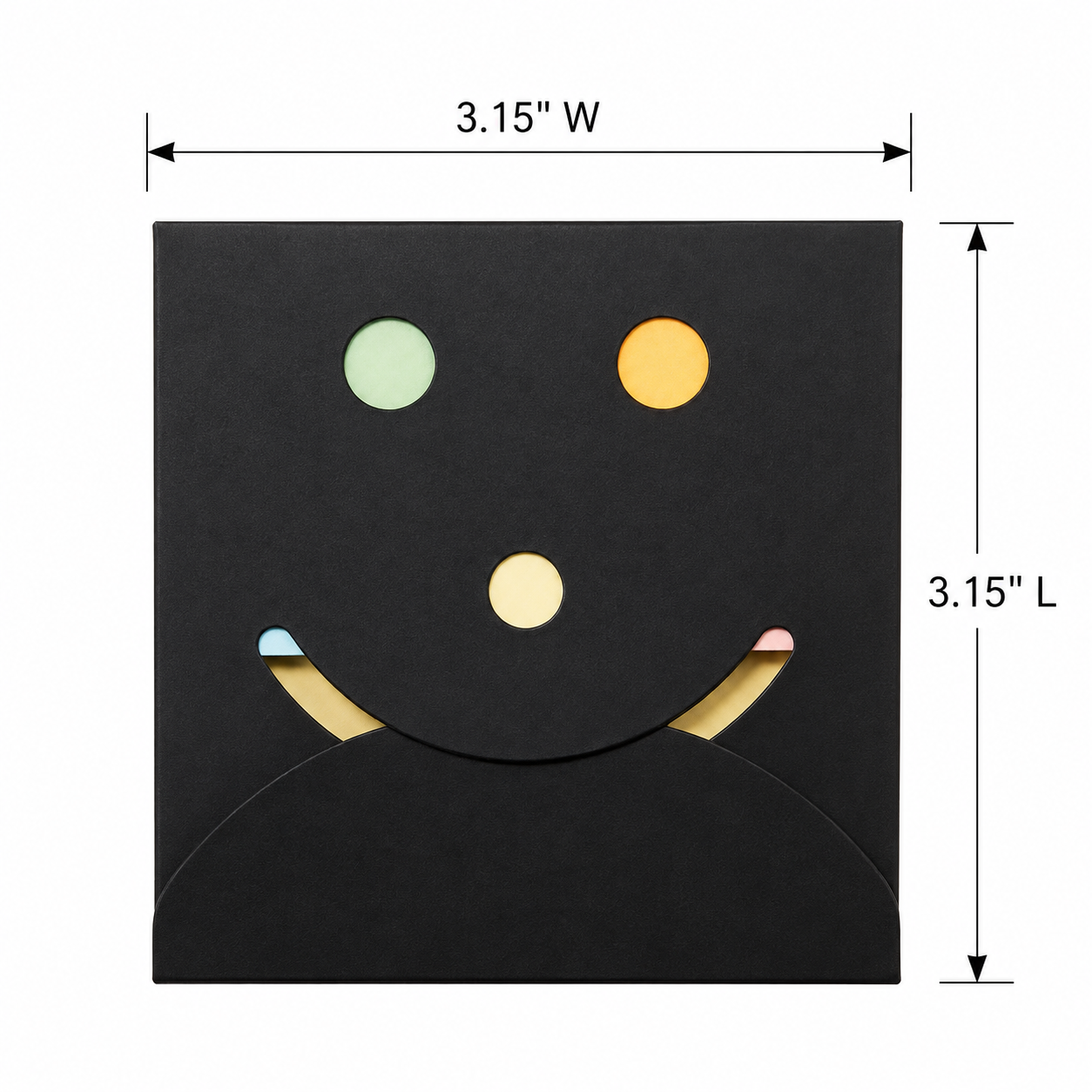 Eco-Friendly Smiley Face Sticky Note Set