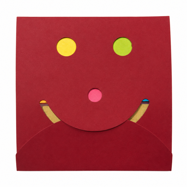 Eco-Friendly Smiley Face Sticky Note Set