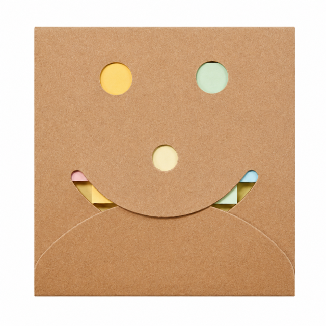 Eco-Friendly Smiley Face Sticky Note Set