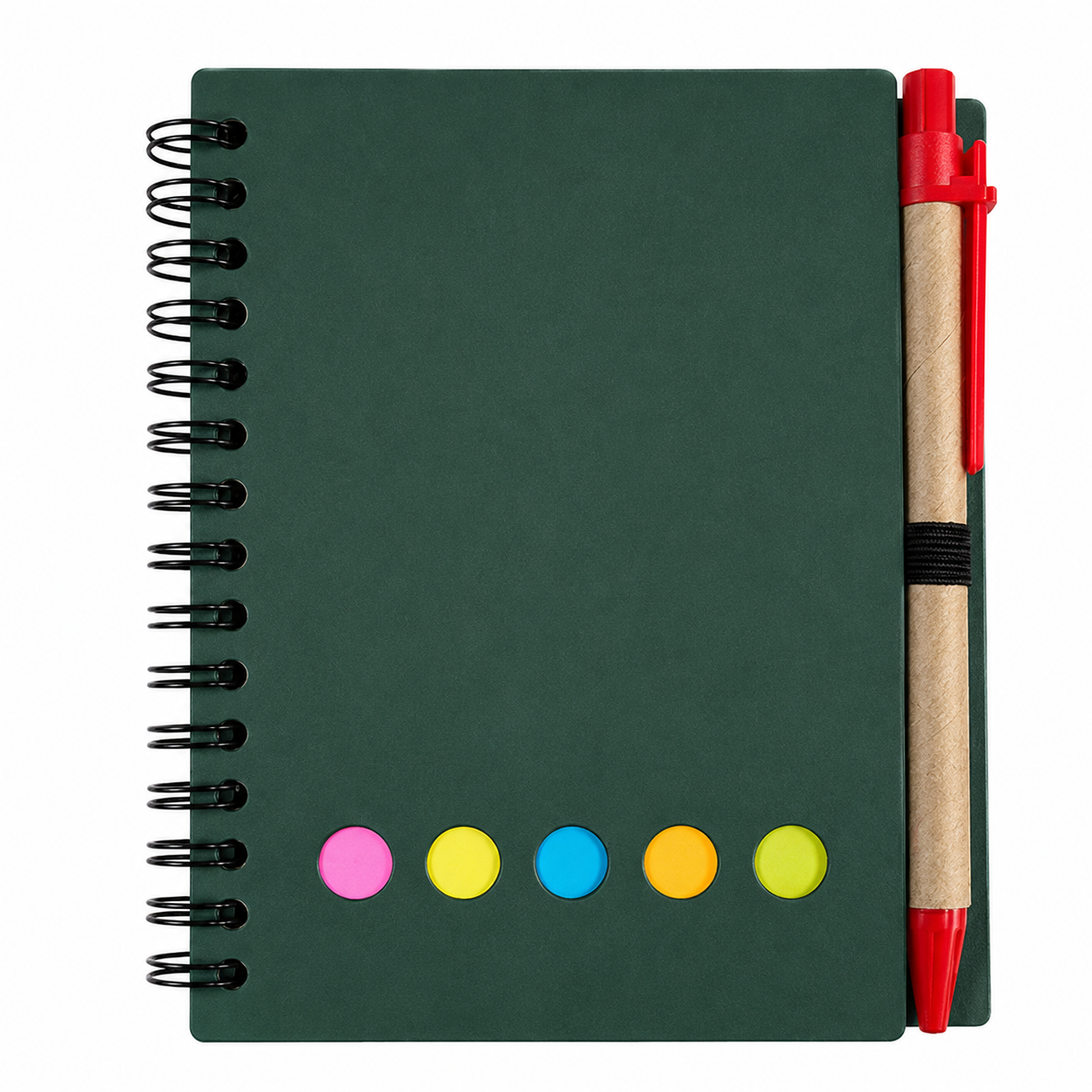Eco Kraft Notebook With Sticky Notes