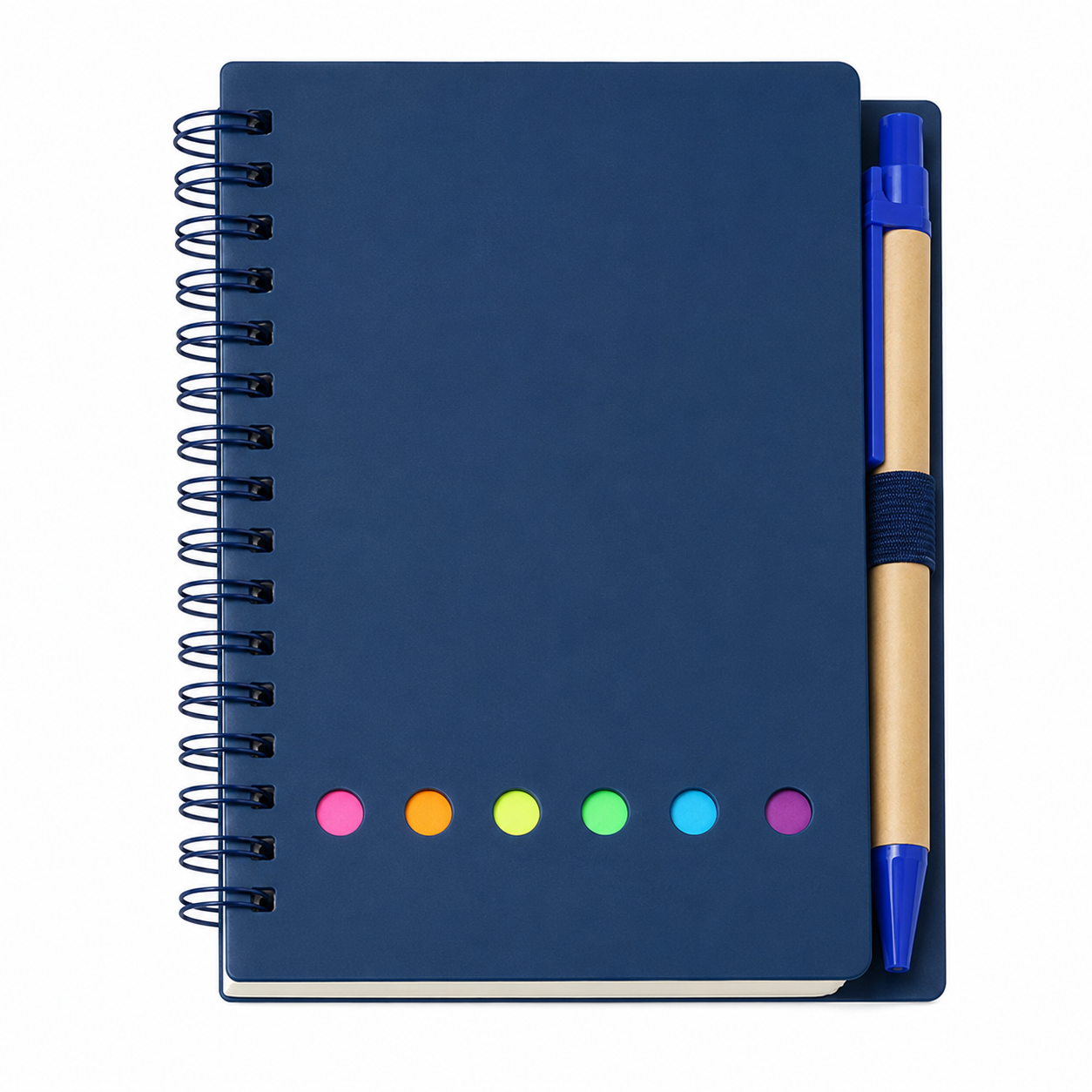 Eco Kraft Notebook With Sticky Notes