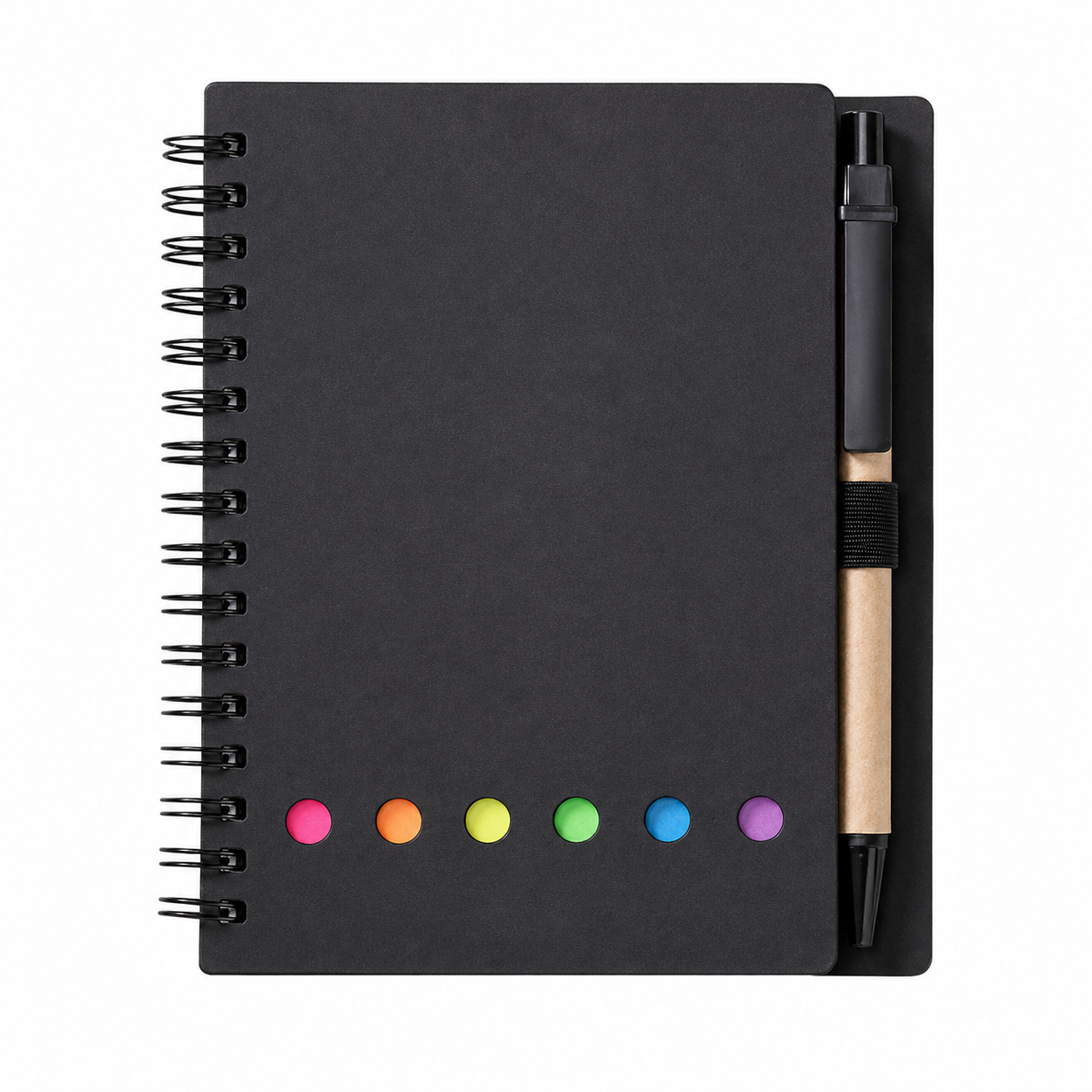 Eco Kraft Notebook With Sticky Notes