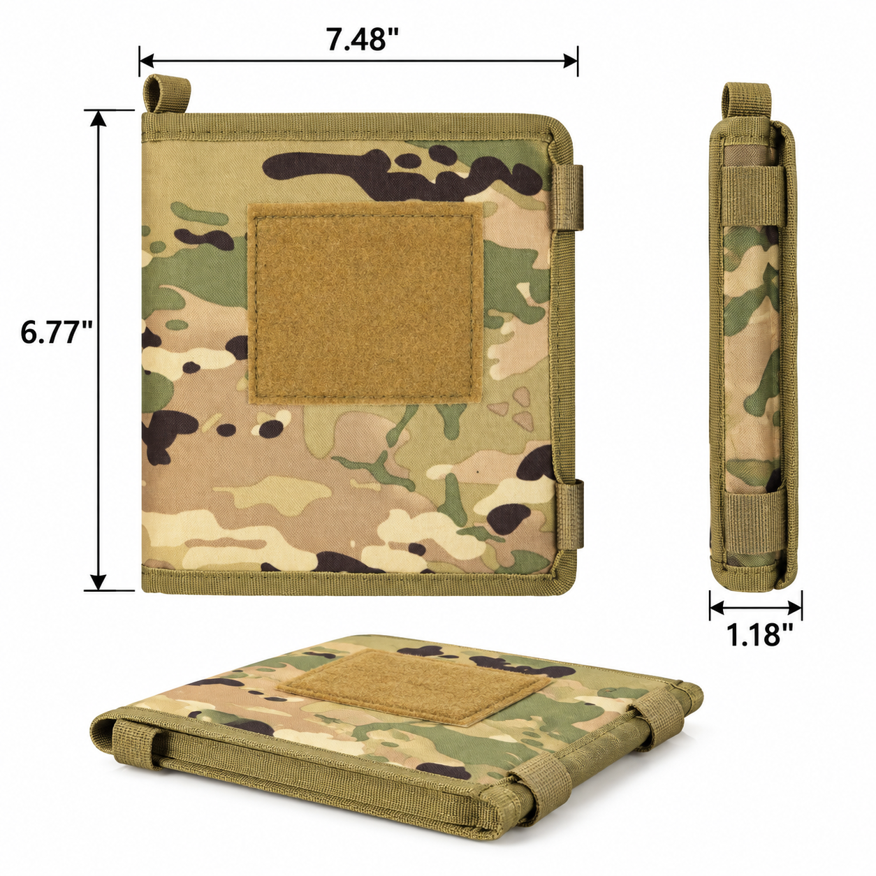 Foldable Canvas Waterproof Map Organizer Case