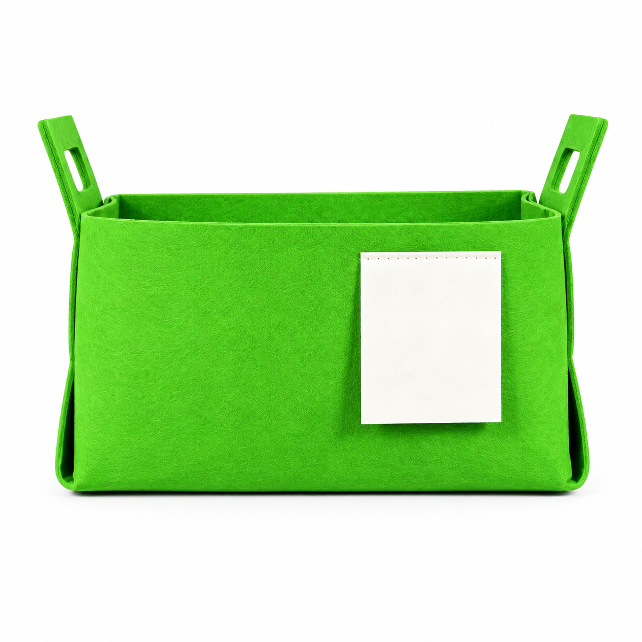 Foldable Felt Storage Basket With Side Handles