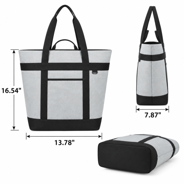Foldable Insulated 600D Oxford Food Delivery Tote