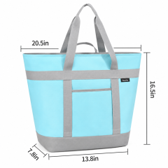 Foldable Insulated Cooler Bag with Aluminum Foil Lining