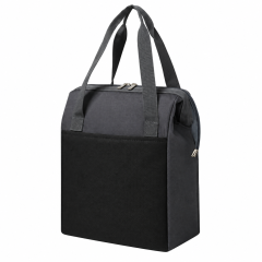 Foldable Insulated Oxford Polyester Cooler Tote with PEVA Lining