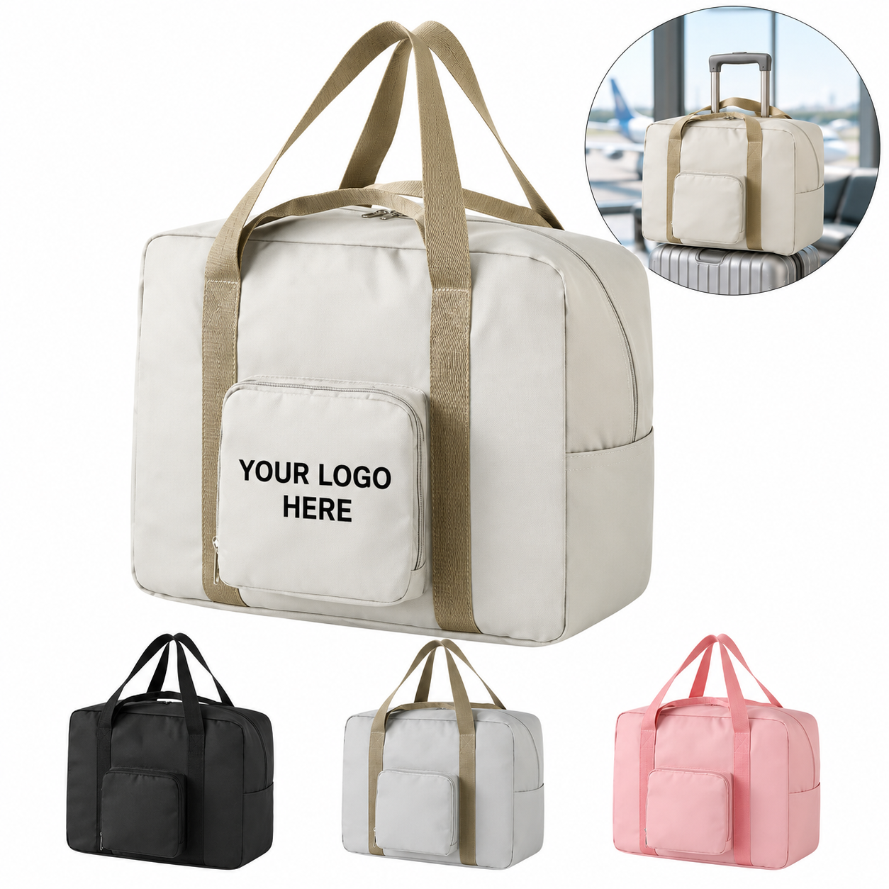 Foldable Large Capacity Oxford Travel Duffel Bag