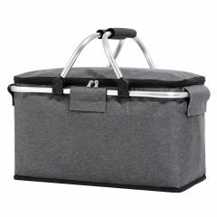 Foldable Oxford Insulated Picnic Cooler Basket