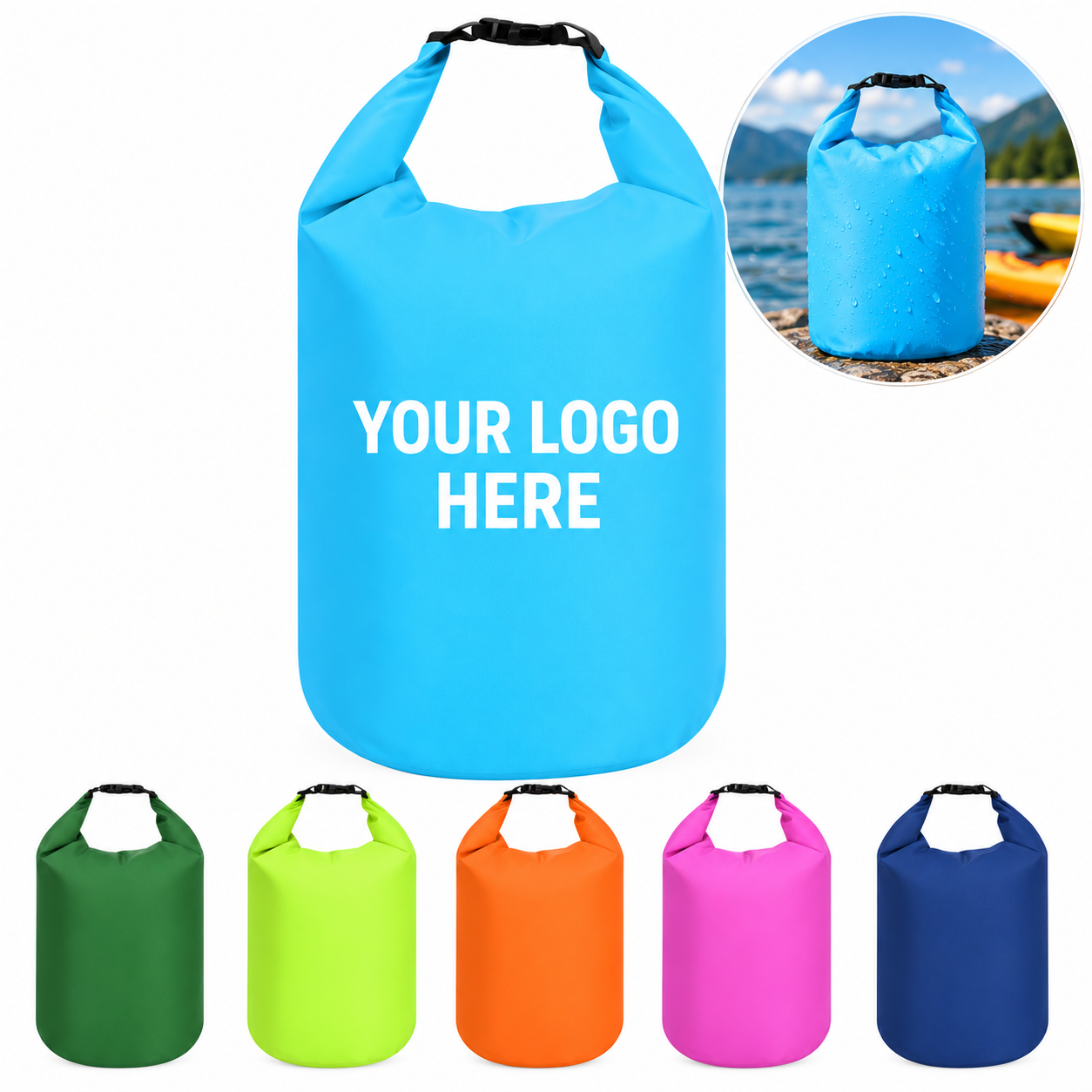 Foldable Waterproof Roll-Top Dry Storage Bag