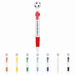Football Shaped Ballpoint Pen With Clip