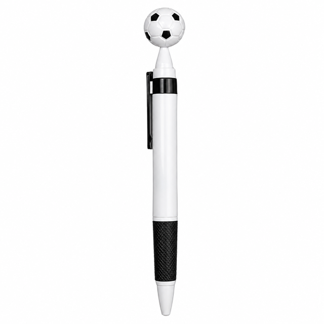Football Shaped Ballpoint Pen With Clip