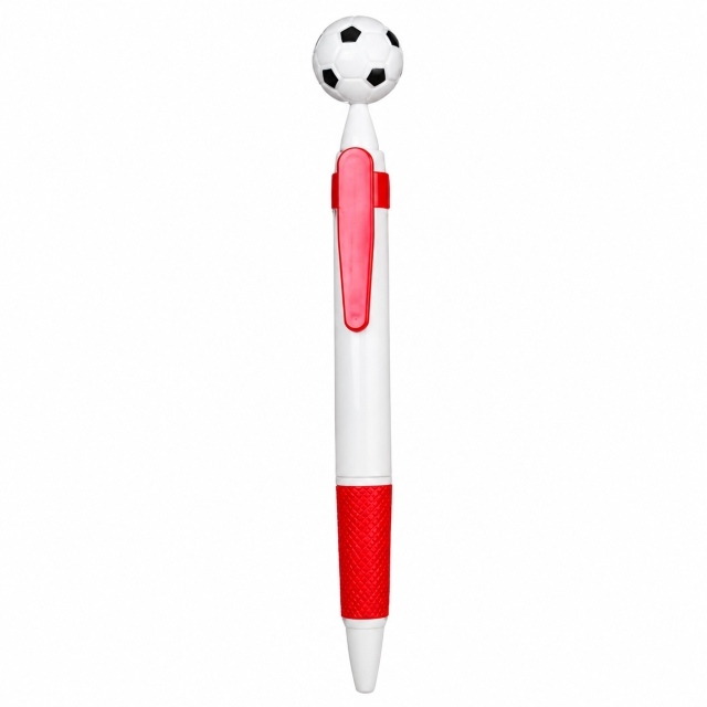 Football Shaped Ballpoint Pen With Clip