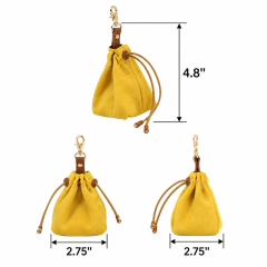 Heavy-Duty Canvas Dog Treat Pouch With Metal Clip