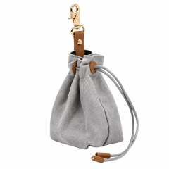 Heavy-Duty Canvas Dog Treat Pouch With Metal Clip