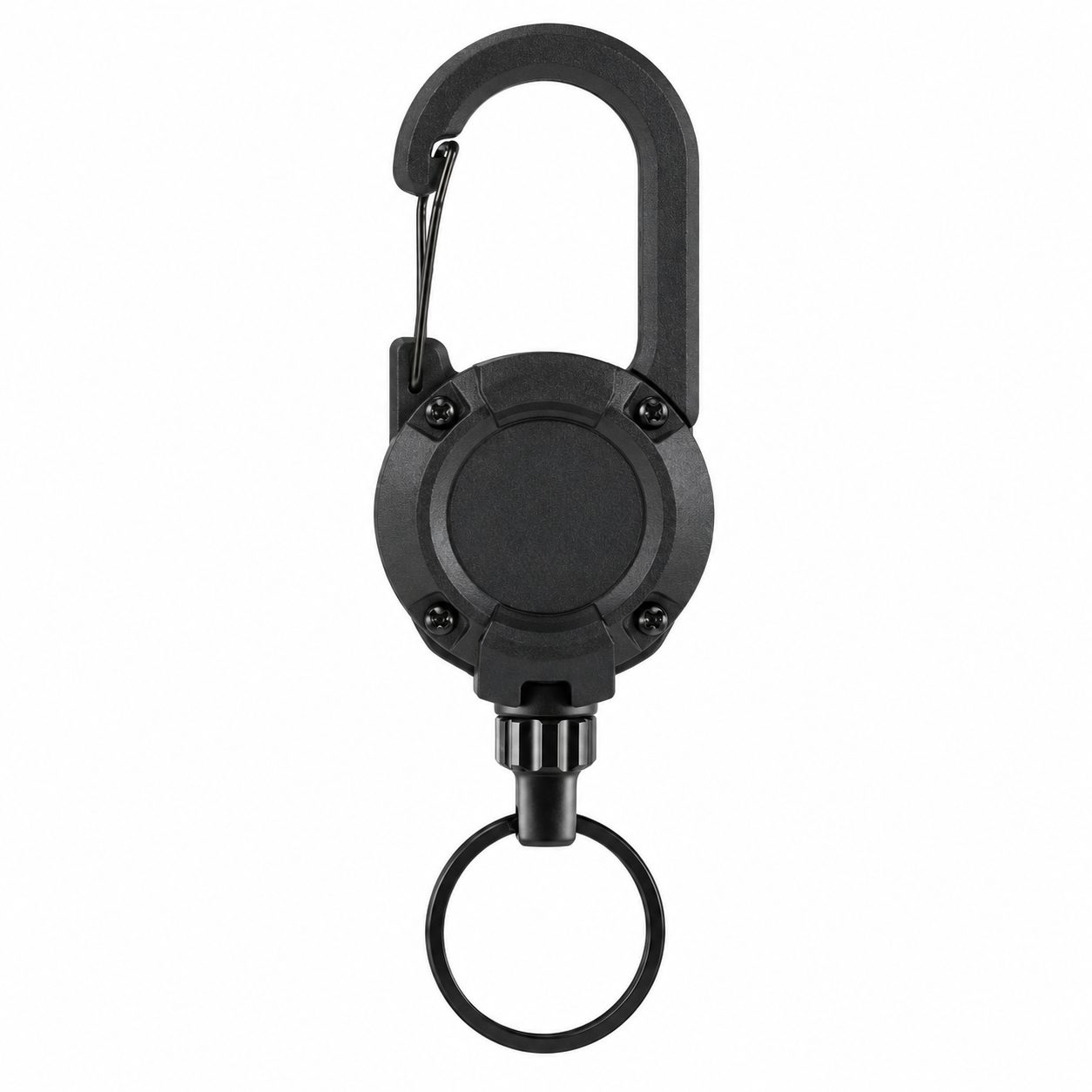 Heavy-Duty Retractable Steel Cable Keychain