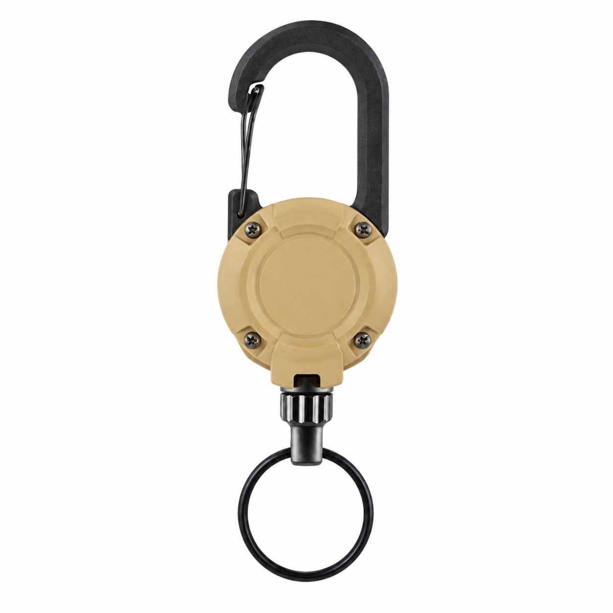 Heavy-Duty Retractable Steel Cable Keychain