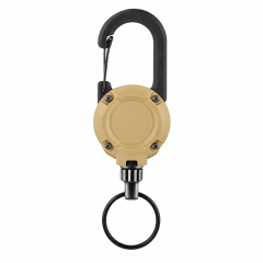 Heavy-Duty Retractable Steel Cable Keychain
