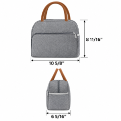 Insulated Oxford Lunch Tote Bag