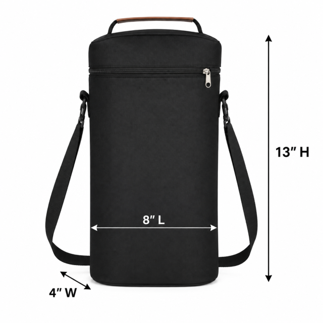 Insulated Wine Cooler Tote Bag