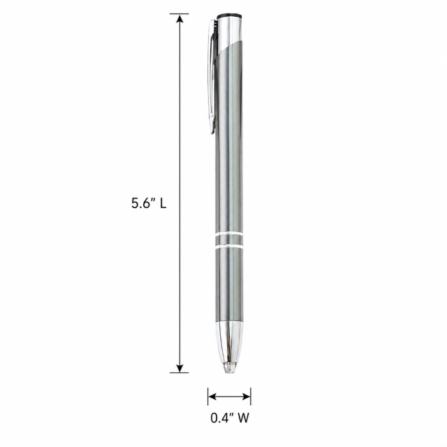 LED Lighted Tip Ballpoint Pen with Mini Flashlight