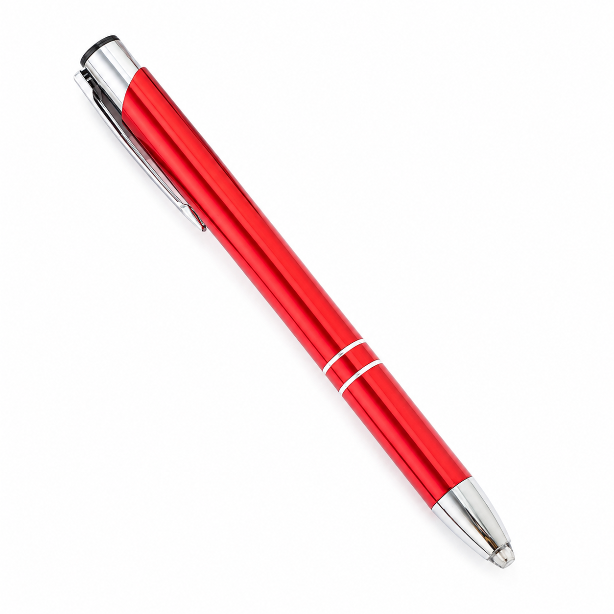 LED Lighted Tip Ballpoint Pen with Mini Flashlight